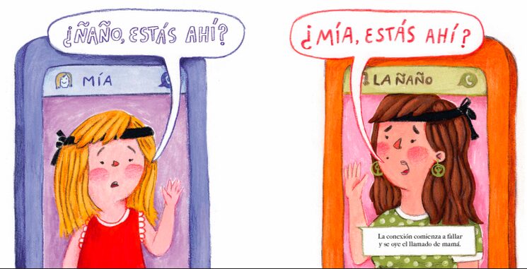 En Una tía para Mía hablo justamente de esto: de los afectos que insisten, de las llamadas que se cortan