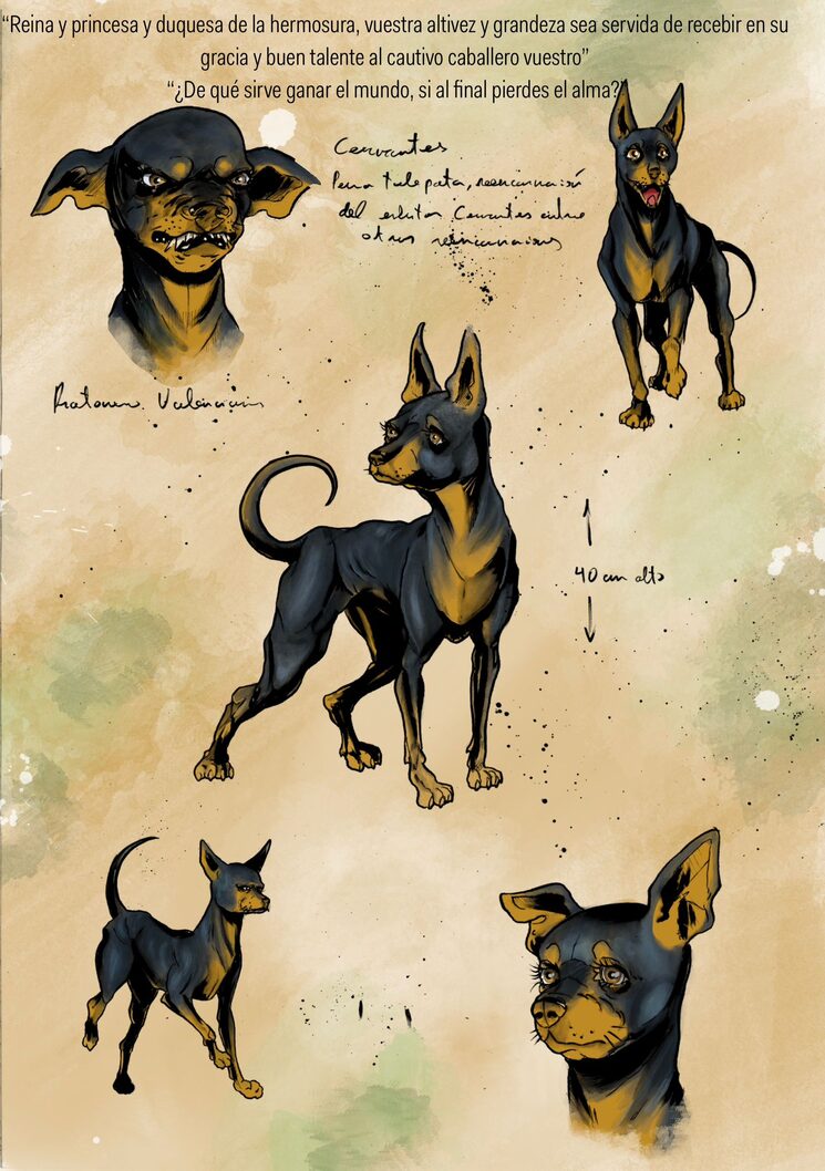 “No es un perro. Es un escritor inmortal con poderes psíquicos.”