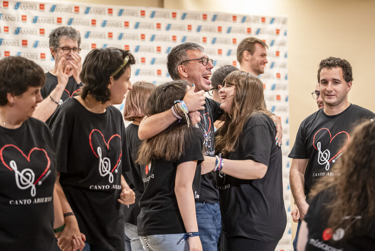 Ensayo del coro Canto Abierto