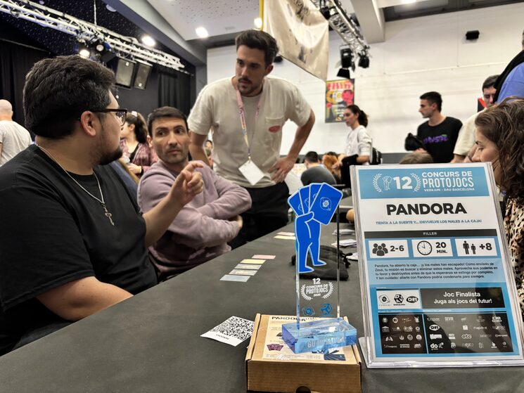 Pandora, el prototipo ganador del concurso de protojuegos Verkami DAU Barcelona