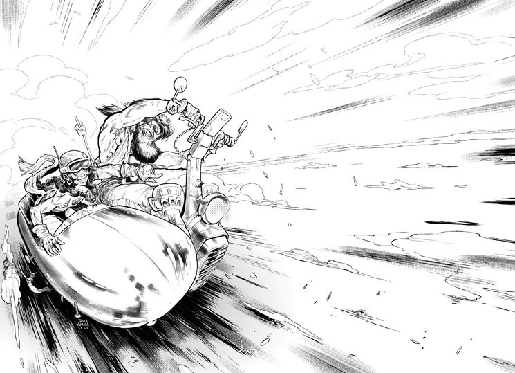 Guardas del cómic Black Star por Javier Aranda