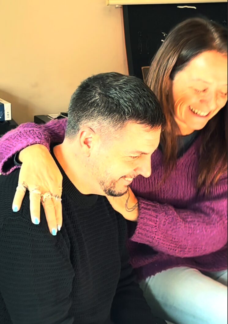 Amb Pau Alabajos a Airestudios, a Tortosa