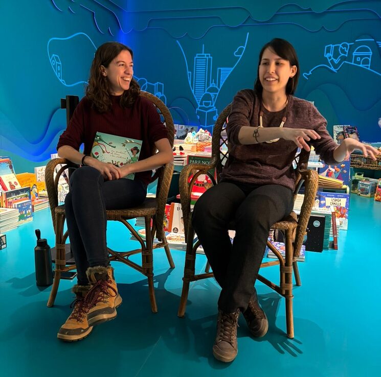 Presentació a la PetitOna, dins la llibreria Ona (Barcelona)