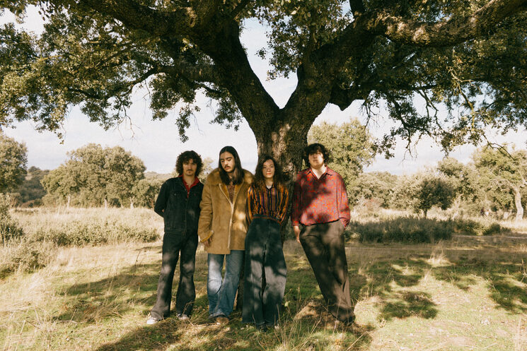 De izquierda a derecha: Martín Cervera, Nico, Celia y Martín Samos. Foto de Paula Bayo
