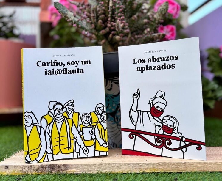 Novelas "Cariño, soy un iai@flauta" y "Los abrazos aplazados"