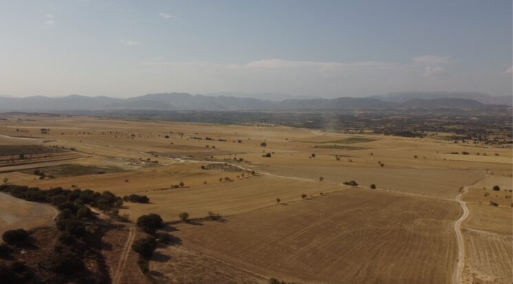 Captura de la vista con dron de Becaire d