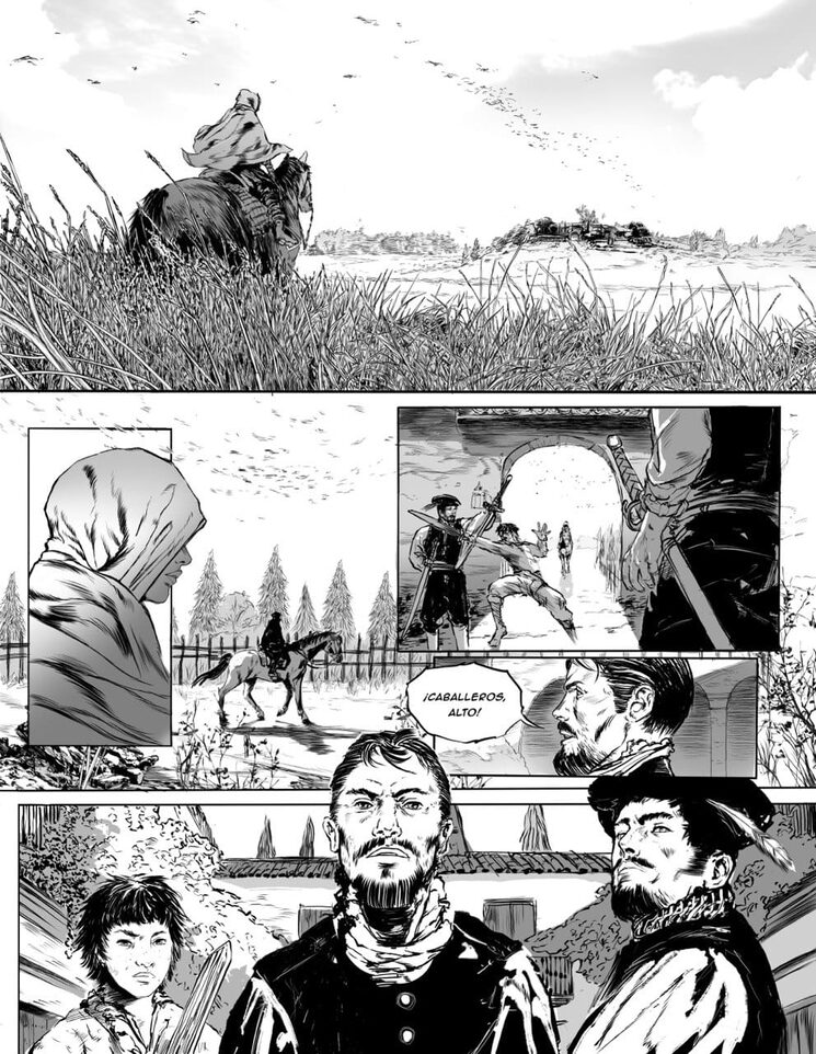 Página 2 del epílogo de "Manué" Soto Galeote