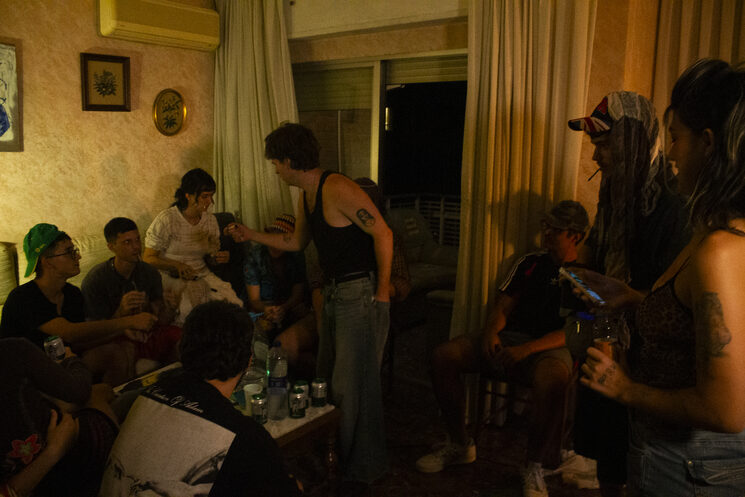 Fotografía del rodaje de "El Ojo", anterior trabajo de Miguel Banon