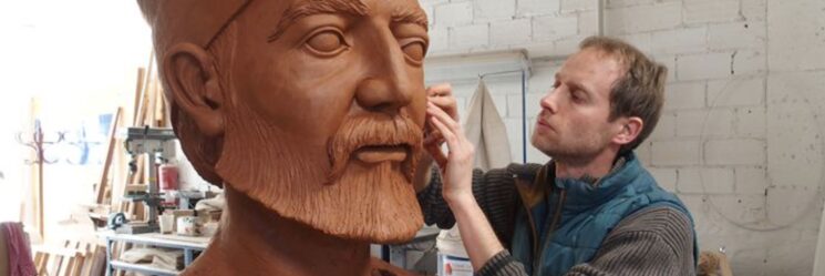 Carles Teixidó al seu taller