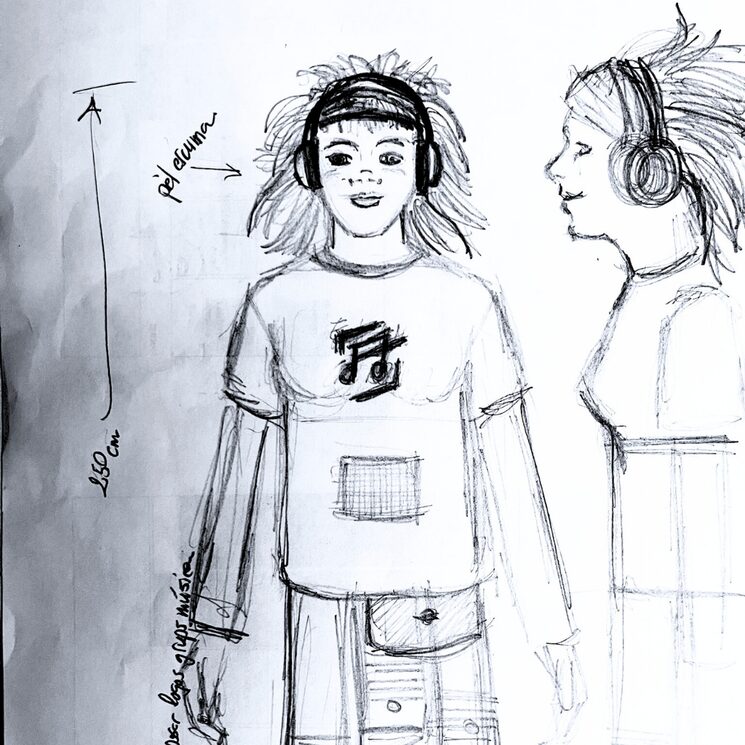 Esbós de la Gegantona