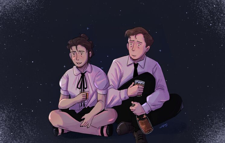 Dibujo por @iwikpines