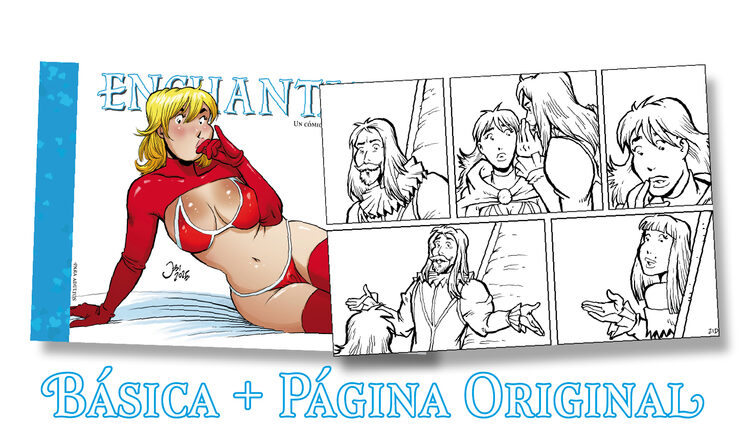 Recompensa cómic + página original