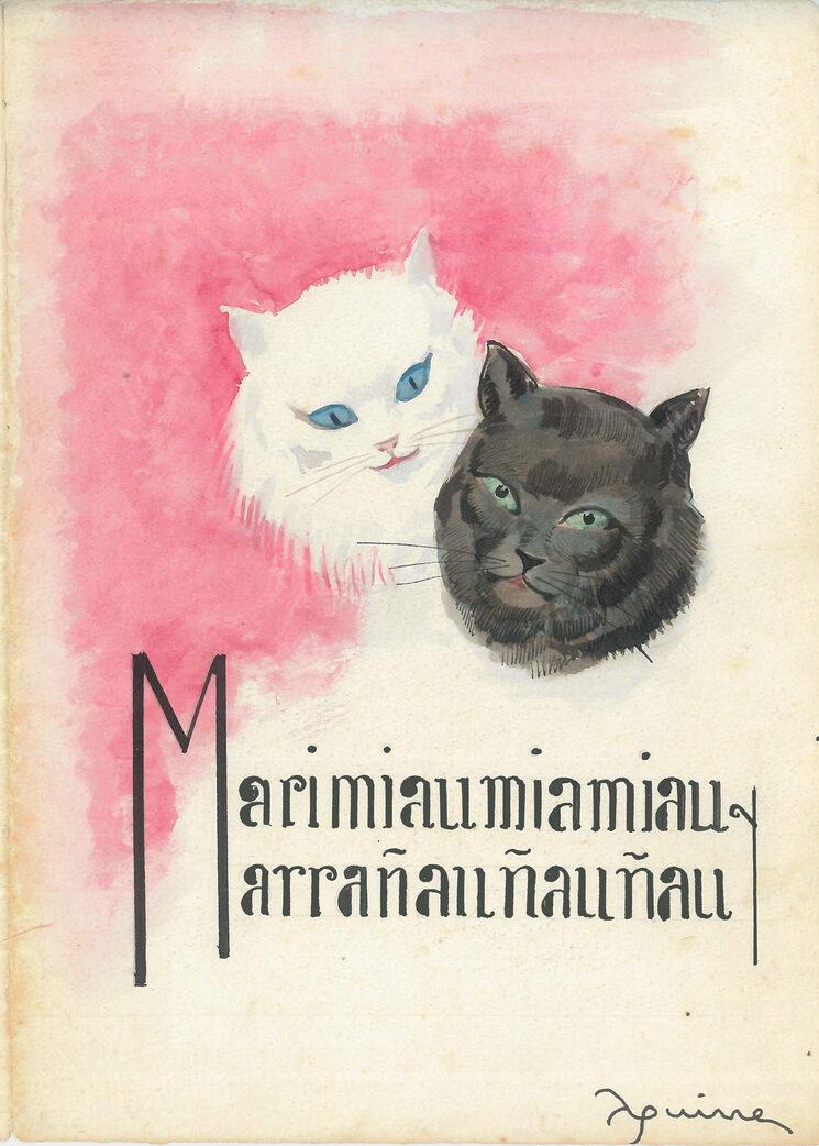 Marimiaumiaumiau y Marrañauñauñau (cuento inédito de Lorenzo Aguirre, 1942)