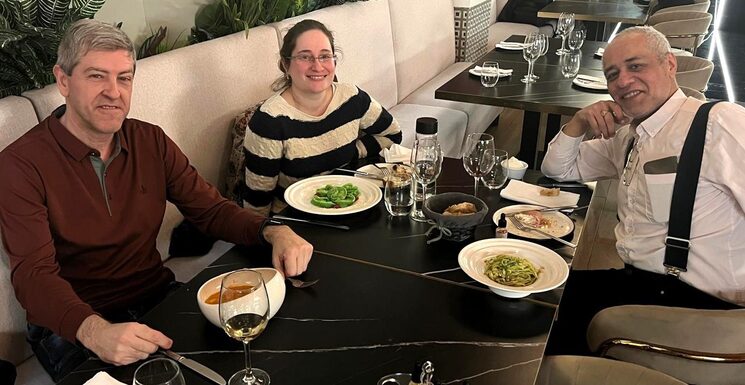 Rubén, Carmen y David.