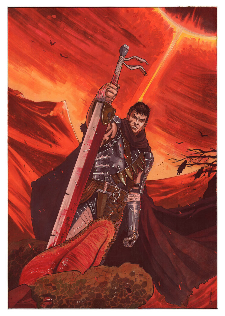 Original de Berserk en tamaño A3
