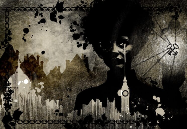 Una de las ilustraciones de Daniel Jimbert - Polipiel para el interior del libro