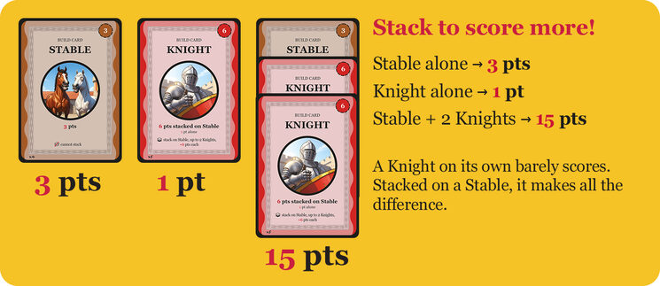 Efficient placement and stacking are essential to maximize your points