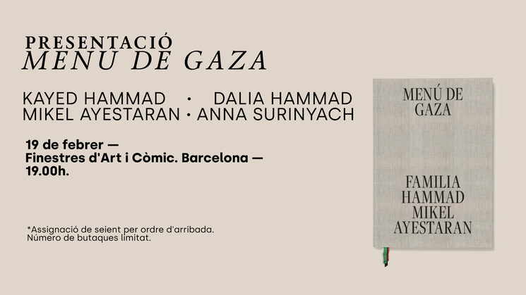 ¡Presentamos Menú de Gaza en Barcelona!