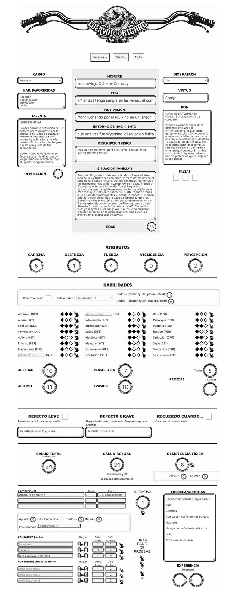 El Presidente ya está listo para la aventura.