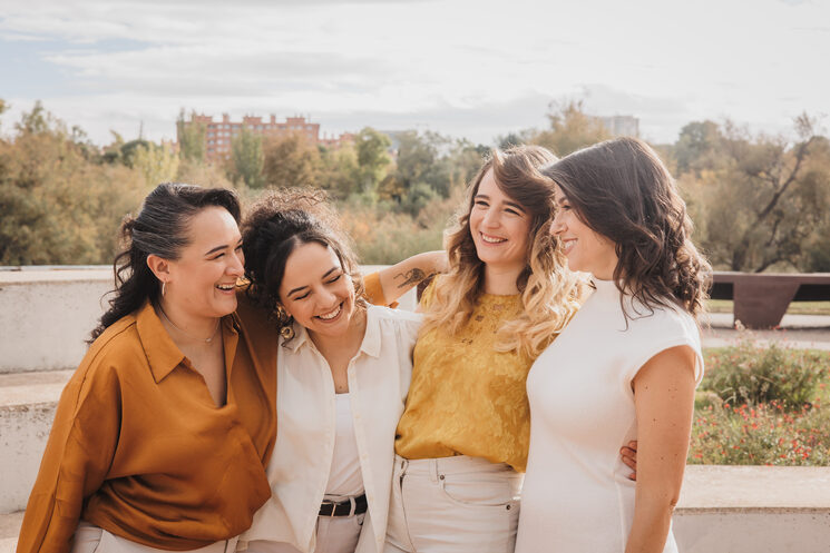 Fabiana, Ileana, Julia y Lucía (de izda. a dcha.)