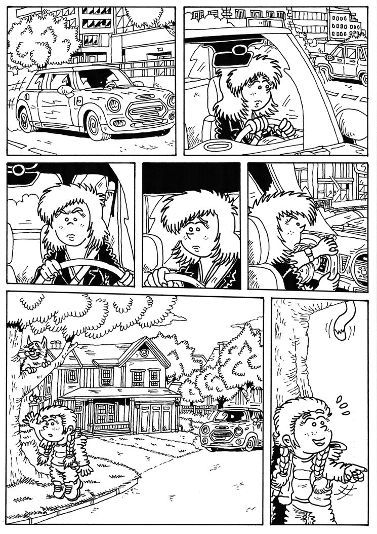 Original a tinta de la página 21 del cómic