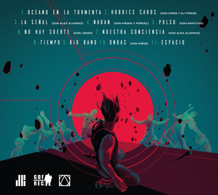 Contraportada y tracklist del disco