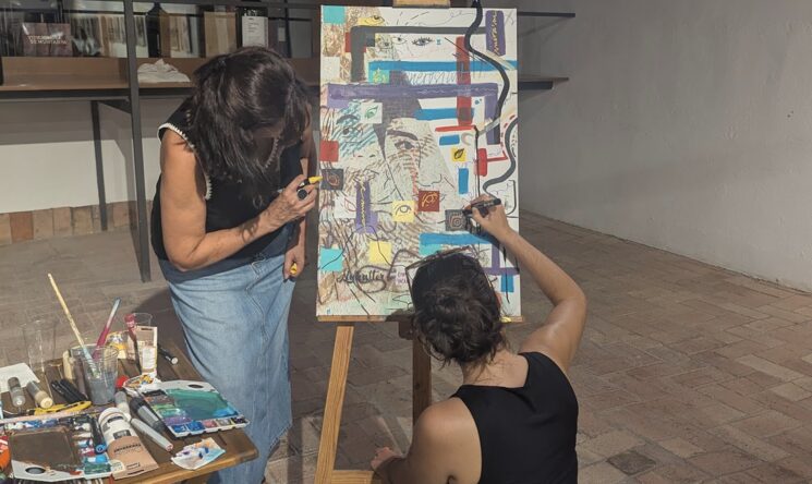 Obra a moltes mans al Castell del Remei