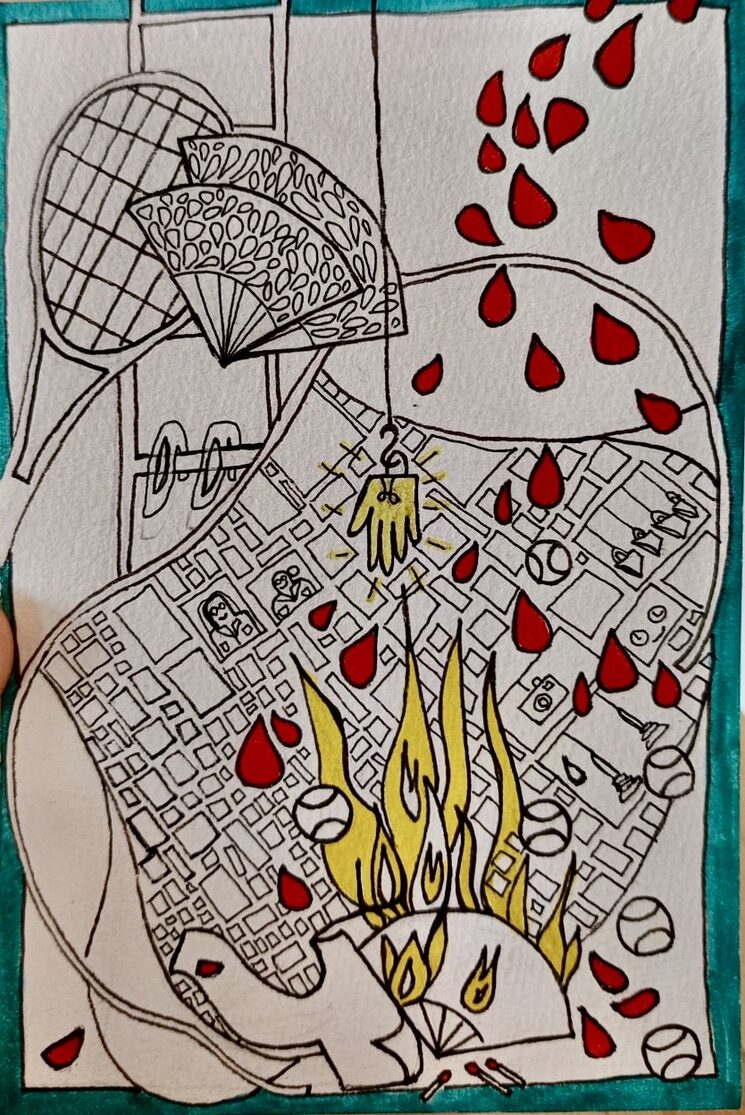 Làmina de l’espectacle a Barcelona