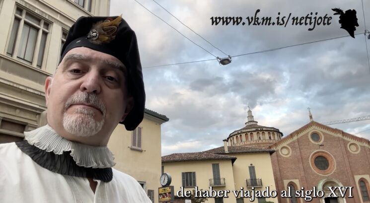 Netijote desde Santa María delle Grazie (Milán) donde se encuentra el fresco de "La última cena" de Leonardo da Vinci. (¿Significará algo?)