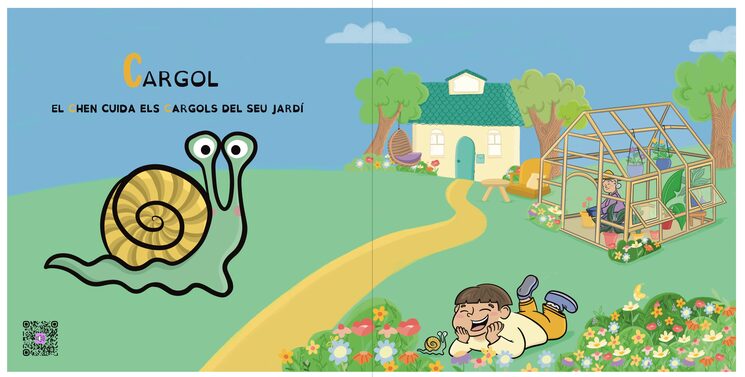 página de muestra del caracol