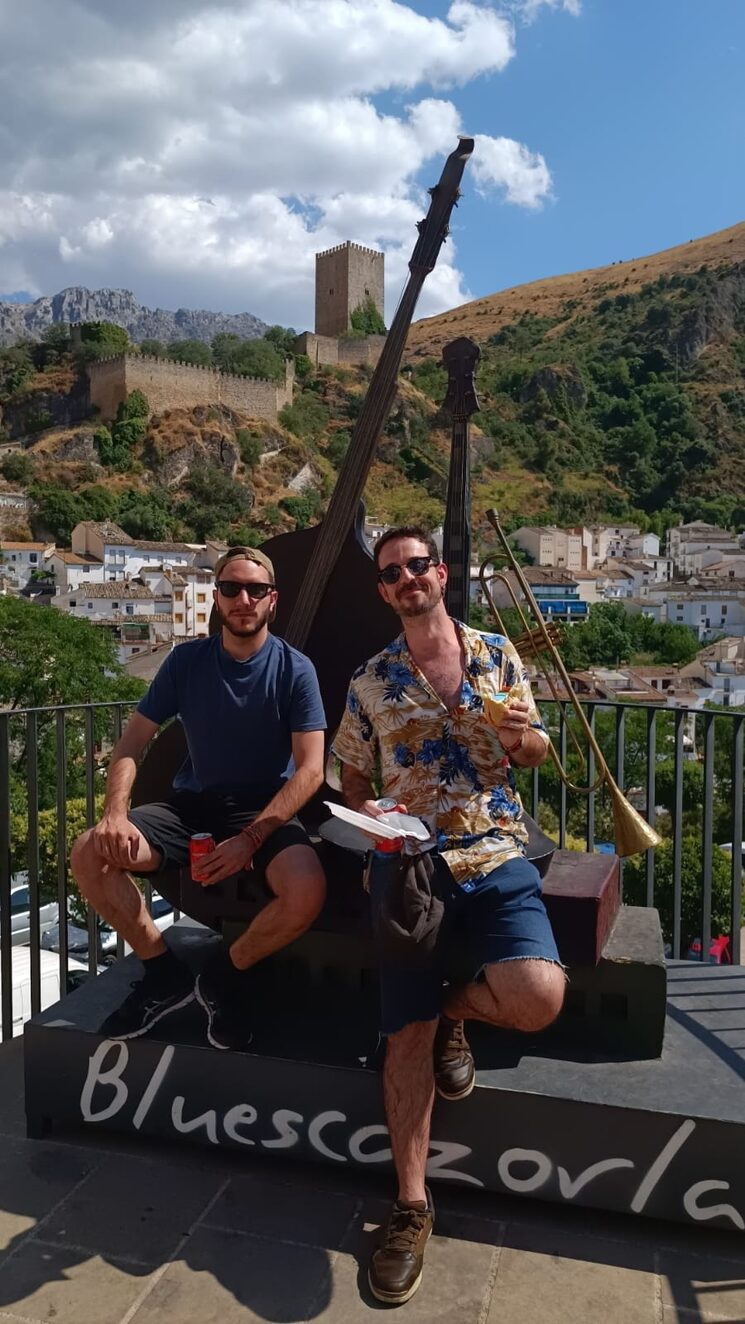 Diego Sánchez y Ramón Portillo en el Cazorla Blues