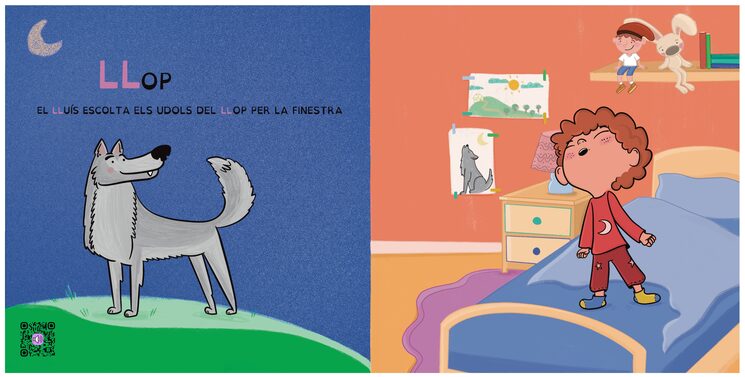 página de muestra lobo