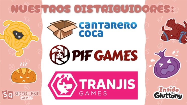 Distribución variada y nutritiva. Ñam.