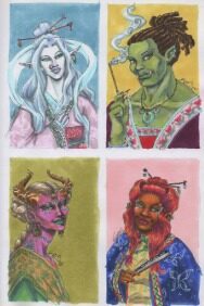 Perdonad el difuminado, pero se requiere de momento para proteger la ilustración, pero ya os haceis a la idea de la maravilla que son las bellezas del módulo "La Lampara de la Favorita". Hasta ahora  solamente las habíais visto esbozadas, pero en toda su gloria se aprecia el arte maravilloso de Barbara en "Uno Rapidito! Vol.1" 