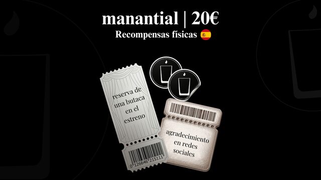 entrada al estreno, pegatina, agradecimientos - limitado a 20 personas