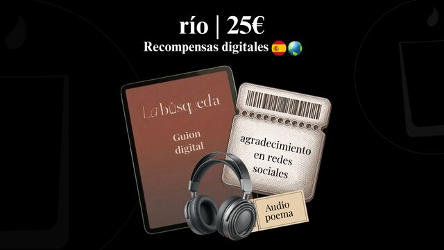 guion digital (PDF), audio‑poema (grabación de 10–15 min con selección de textos del monólogo), agradecimientos