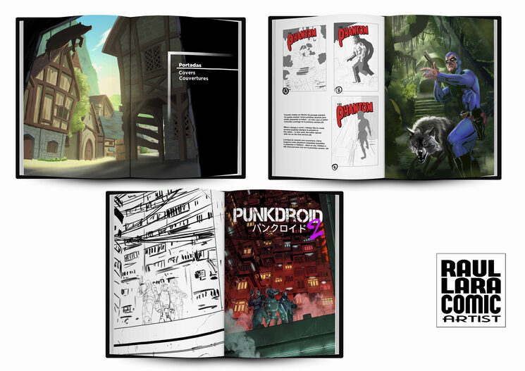 Nuevas muestras de páginas interiores del libro.