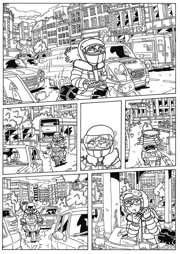 Página 83 del cómic original a tinta