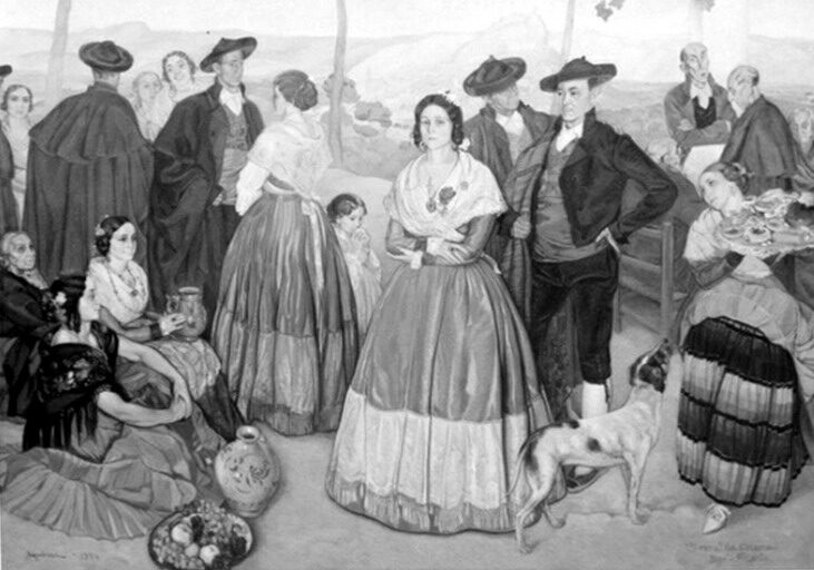 Remat de Casament (Biar, 1934). Lorenzo Aguirre