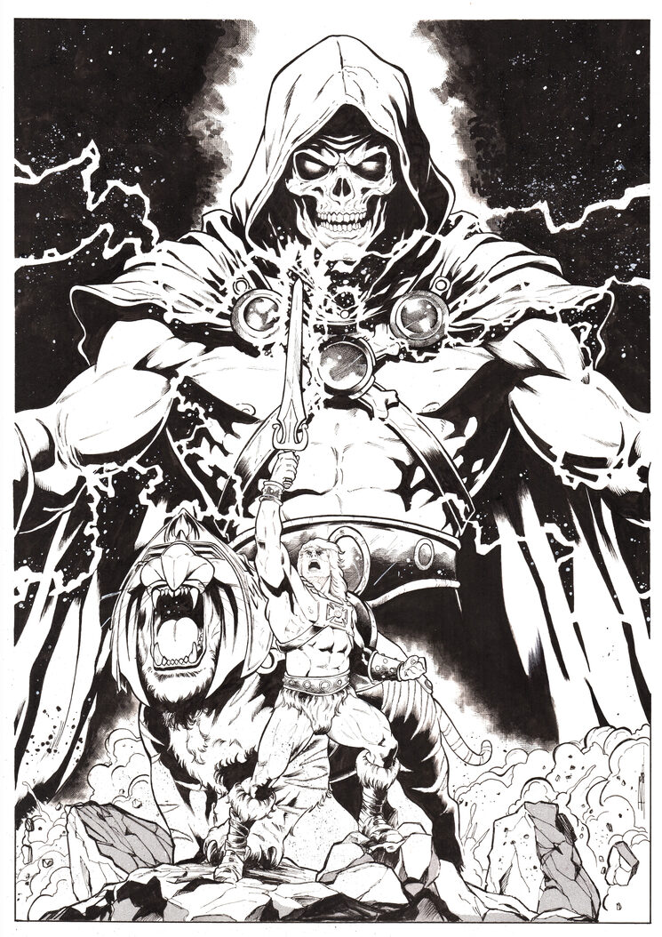 Original de He-Man en tamaño A3