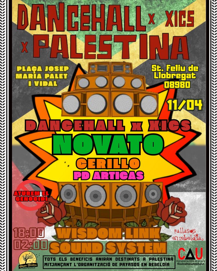 Este es el cartel del evento!<br/>
@dancehallxxcicsxpalestina ig