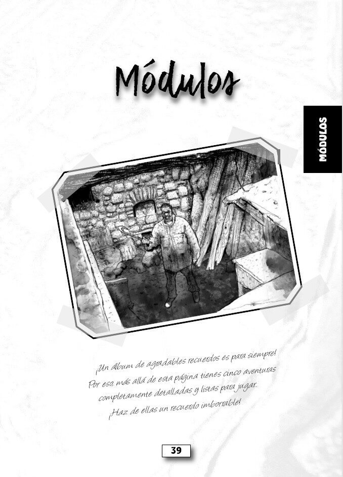 La portada de la sección Módulos