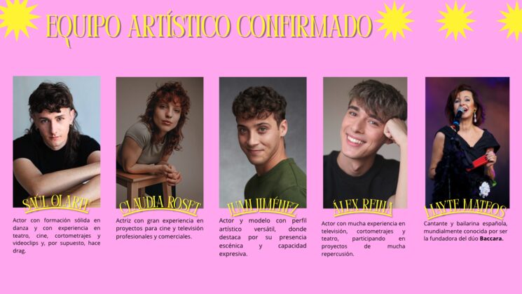 Equipo artístico confirmado