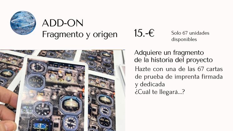 Asignaré una visión distinta a cada mecenas, repartiendo de forma única este primer registro fisico de Evolutional Cards.