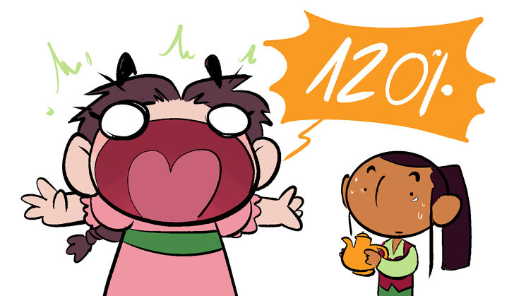 Estar en shock, definición gráfica