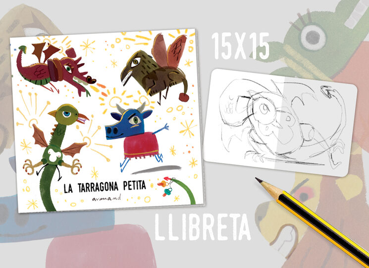 Llibreta per a dibuixar, 15x15 