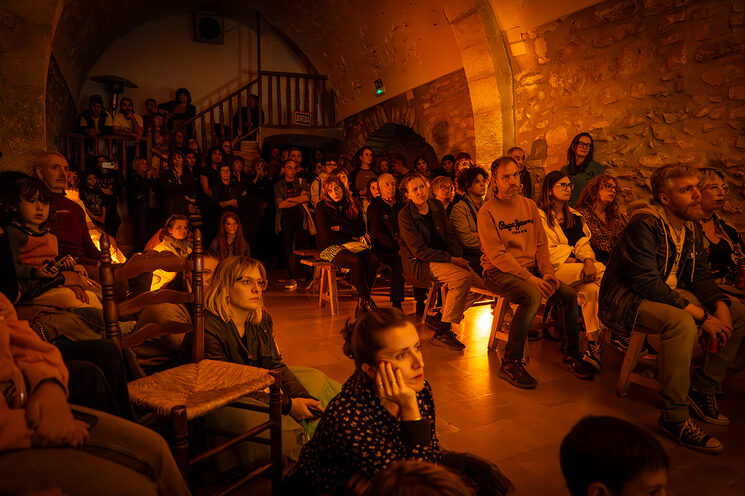 El públic durant la performance Dol, PARCA 2025