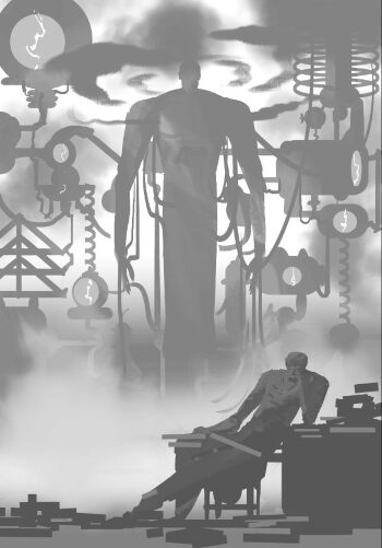 Base en branco e negro