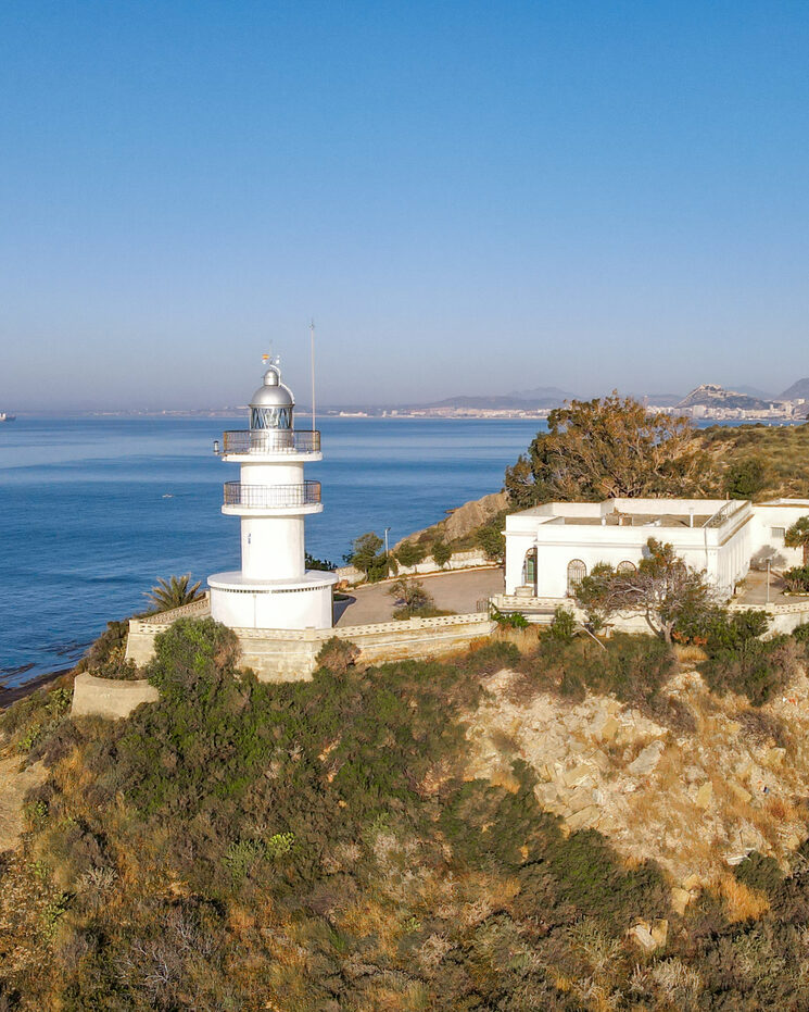 Primera foto que tomamos de un faro.
