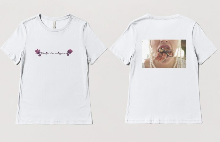 Camiseta modelo blanco